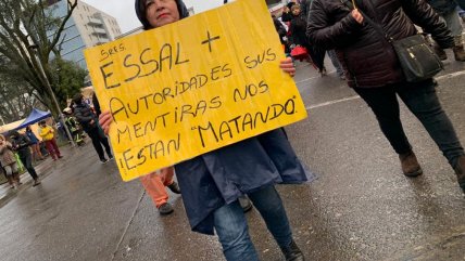  Centenares de osorninos marchan por la crisis del agua potable  