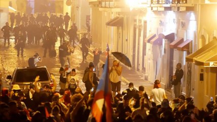  Décima jornada de protestas en Puerto Rico terminó en violencia  