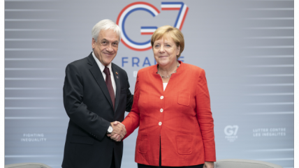 Presidente Piñera se reunió con Ángela Merkel en la cumbre del G7    Presidente Piñera se reunió con Ángela Merkel en la cumbre del G7
