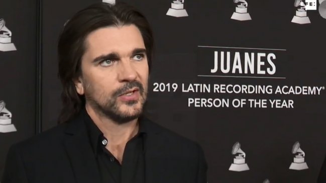  Juanes fue nombrado 