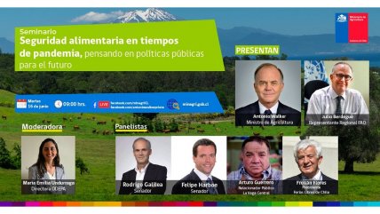   Seminario online sobre seguridad alimentaria reunirá a senadores y vocero de La Vega 