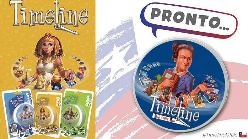 Timeline Chile: Popular juego de cartas históricas tendrá versión local Timeline Chile: Popular juego de cartas históricas tendrá versión local