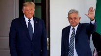 Sin saludo de mano, Trump recibió en la Casa Blanca a su Sin saludo de mano, Trump recibió en la Casa Blanca a su