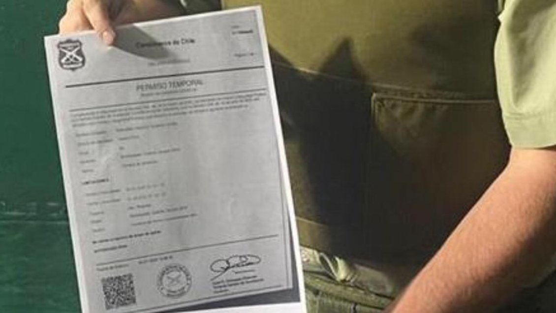 Ingeniero informático fue detenido por falsificar permiso temporal en Calama Ingeniero informático fue detenido por falsificar permiso temporal en Calama