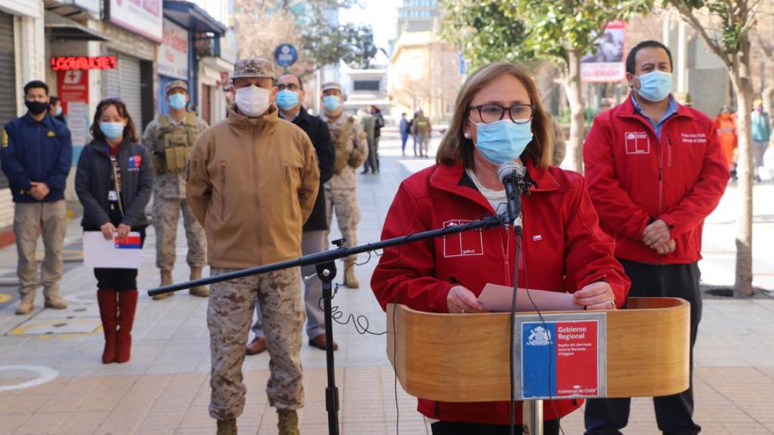 Intendenta de O'Higgins indicó que no sería prudente levantar cuarentenas en la zona Intendenta de O'Higgins indicó que no sería prudente levantar cuarentenas en la zona