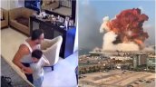 Padre protege a hijo con su cuerpo durante la explosión de Beirut Padre protege a hijo con su cuerpo durante la explosión de Beirut