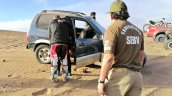 Rescatan a motorista extraviado en el desierto Rescatan a motorista extraviado en el desierto
