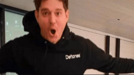   Michael Bublé demostró una vez más su amor por Deftones 