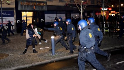  Manifestación contra las restricciones del coronavirus en Copenhague  