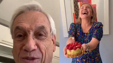  Piñera celebró cumpleaños de Cecilia Morel en inglés  
