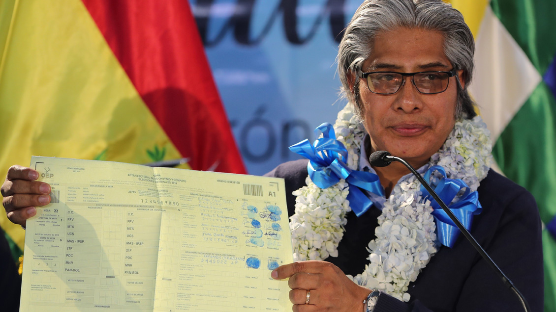 Procuraduría boliviana dice que no hubo fraude tras analizar actas de 2019