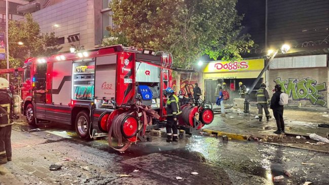 La violencia volvió a las calles en el segundo aniversario del 18-O