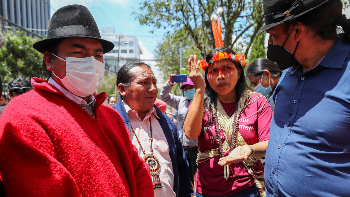 El movimiento indígena de Ecuador ratifica movilización contra Lasso por precios de las gasolinas