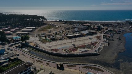  Nuevo borde costero de Curanipe debutó en fin de semana largo  