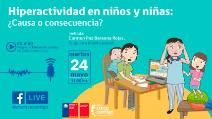  Creciendo Juntos: Hiperactividad en niños y niñas, ¿cómo abordarla?  