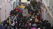 Las protestas y el diálogo continúan en Ecuador tras reunión de Gobierno e indígenas Las protestas y el diálogo continúan en Ecuador tras reunión de Gobierno e indígenas