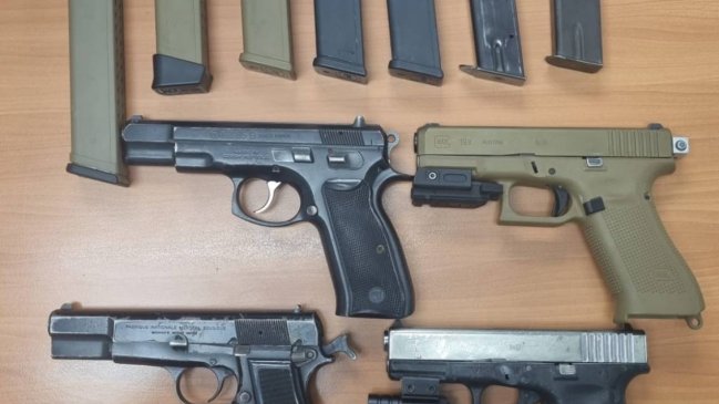 Tren de Aragua: PDI detuvo con armamento y munición a miembros del 