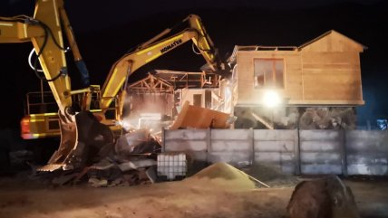   Con la destrucción de inmueble de excandidata a senadora partió demolición de la 