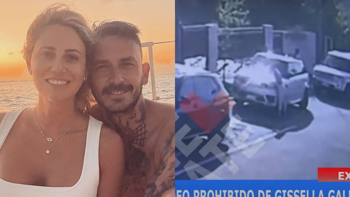 Revelan video del momento en el que Gisella Gallardo raya auto de Mauricio Pinilla Revelan video del momento en el que Gisella Gallardo raya auto de Mauricio Pinilla