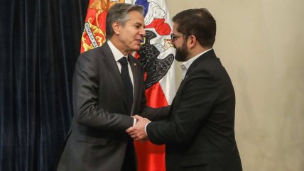   Presidente Boric recibió en La Moneda al canciller de EEUU, Antony Blinken 