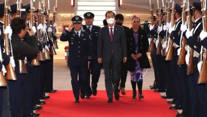   Primer ministro de Corea del Sur llegó a Chile para celebrar los 60 años de relaciones entre ambos países 