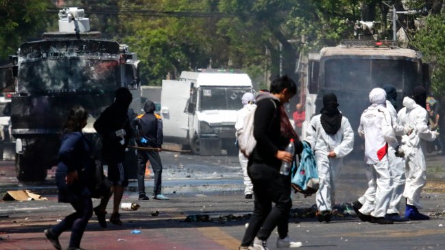 Se registran incidentes en liceos emblemáticos de la capital