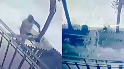   Cámara de seguridad captó el asesinato del subcomisario Daniel Valdés 