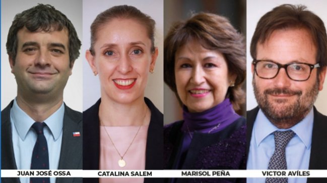 Juan José Ossa y Marisol Peña lideran cuaterna de expertos y árbitros elegidos por la bancada RN