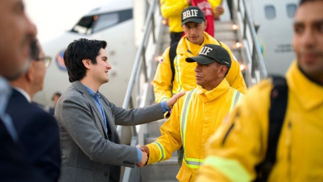 Casi 600 personas de otros países están apoyando el combate a los incendios