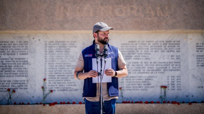 Presidente Boric: Buscar a los detenidos desaparecidos 