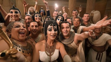  Hombre usa Inteligencia Artificial para crear selfies de personajes históricos  