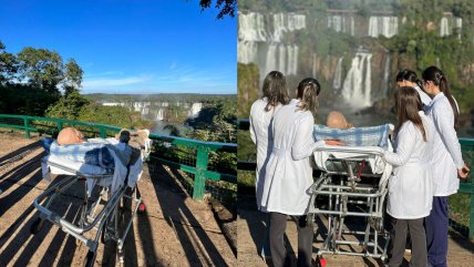 Médicos llevaron a paciente con cáncer a conocer las Cataratas de Iguazú: Era su último deseo    Médicos llevaron a paciente con cáncer a conocer las Cataratas de Iguazú: Era su último deseo