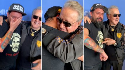   Fanático se emociona hasta las lágrimas al conocer en persona a 