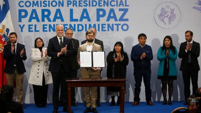 Boric instaló la Comisión para la Paz: 
