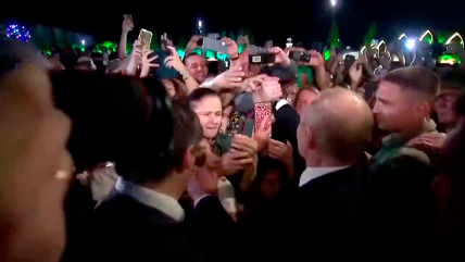   Putin fue recibido como un 