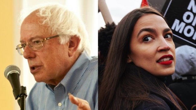 Liderada por Sanders y Ocasio-Cortez, delegación estadounidense visita Chile de cara a los 50 años del golpe