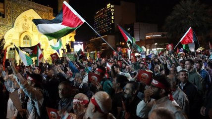  Irán celebró con fuegos artificiales el ataque sorpresa de Hamás a Israel  