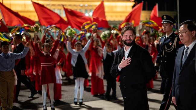 Presidente Boric llegó a Beijing, su segunda escala en China