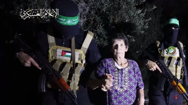 Rehén de 85 años liberada por Hamás: 