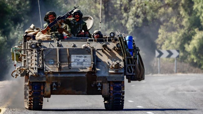 Las fuerzas terrestres del Ejército israelí llegaron a las afueras de Gaza