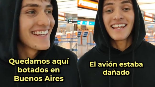 Atrapado en Argentina: Hans de Gran Hermano perdió dos vuelos para volver a Chile