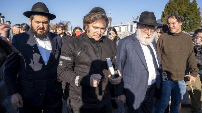 Milei almorzó con Bill Clinton en Nueva York