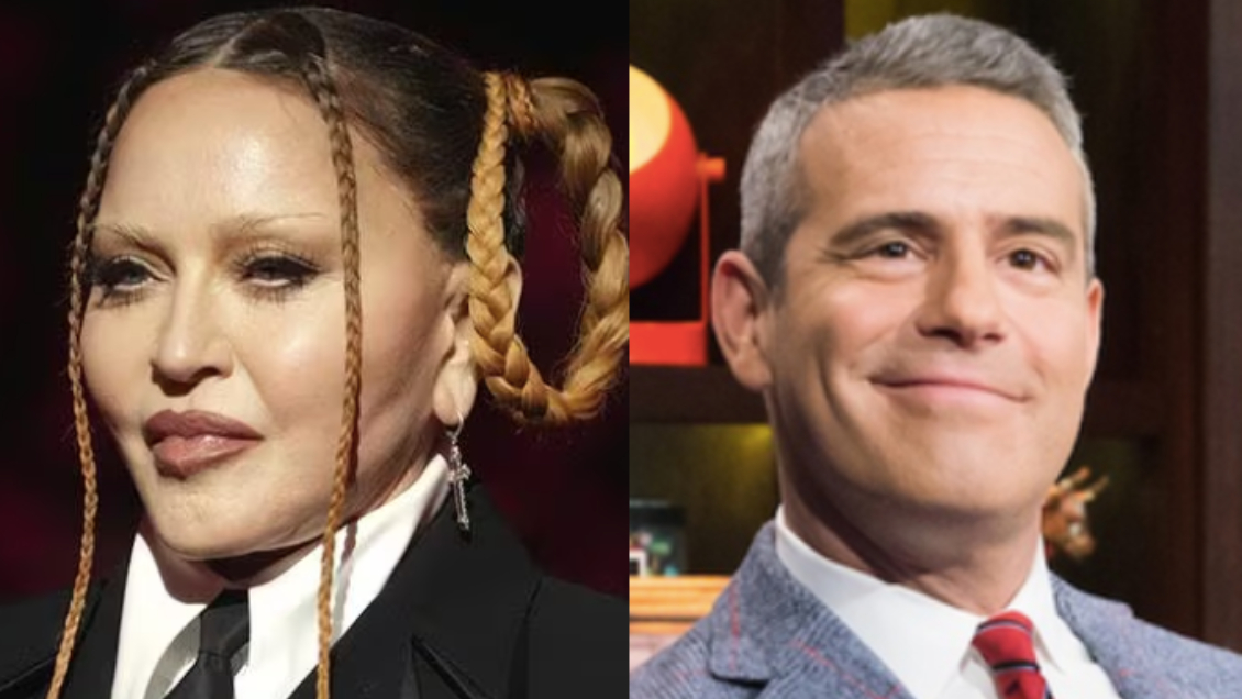 Madonna lanzó cerveza a presentador Andy Cohen por críticas a su aspecto físico Madonna lanzó cerveza a presentador Andy Cohen por críticas a su aspecto físico
