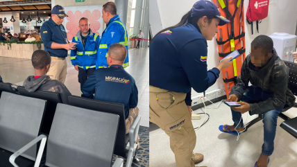  Abandonan a dos niños de Guinea en aeropuerto de Bogotá  