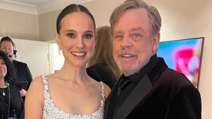   Mark Hamill y Natalie Portman se encontraron por primera vez: 