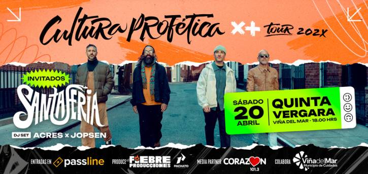 cultura profetica confirmó concierto en viña del mar