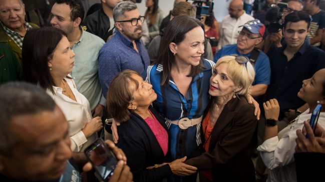 María Corina Machado arrancó su campaña presidencial en Venezuela
