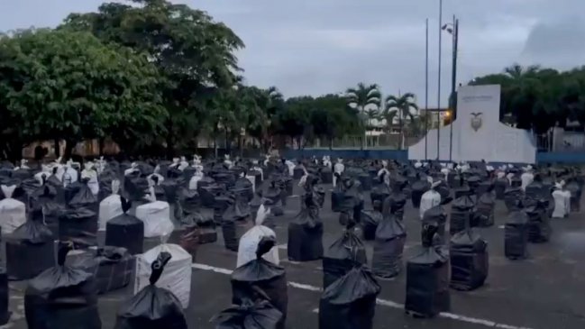 Ecuador: Más de 3.000 detenidos y más de 22 toneladas de drogas incautadas en 14 días
