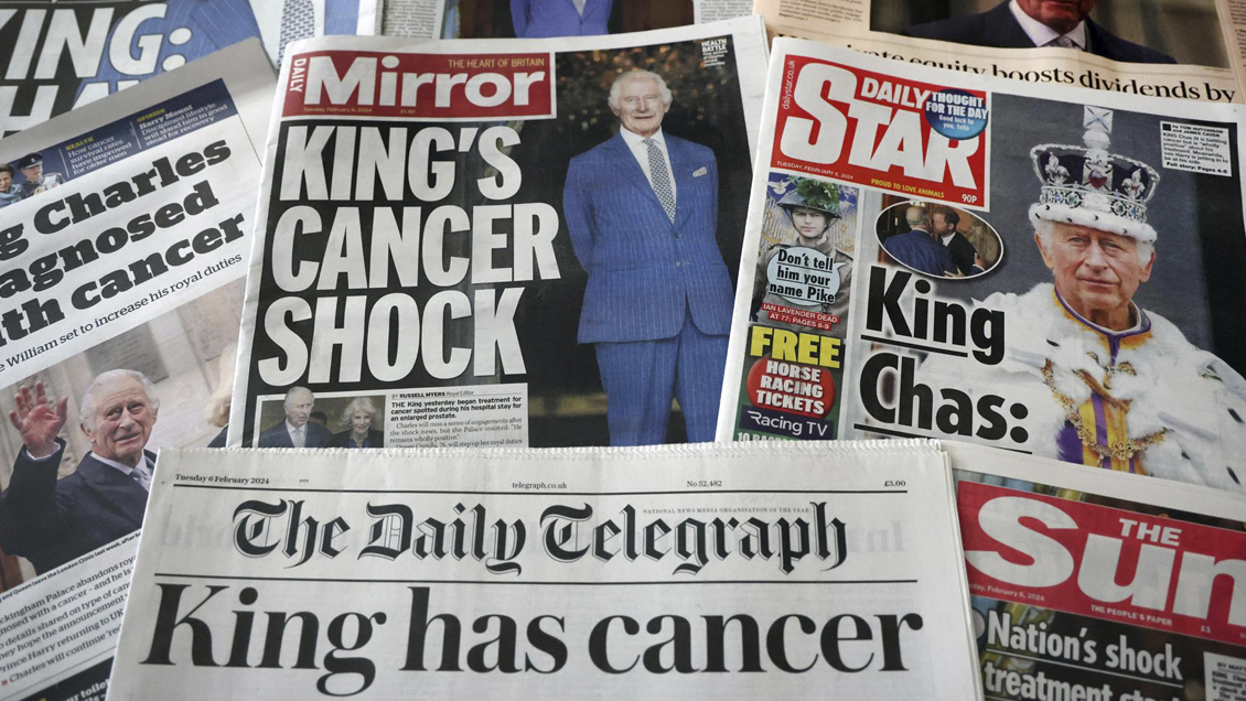 El rey Carlos III agradeció 