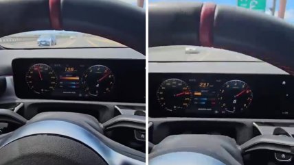   Descriteriado se grabó manejando a 230 km/h en el Gran Concepción 